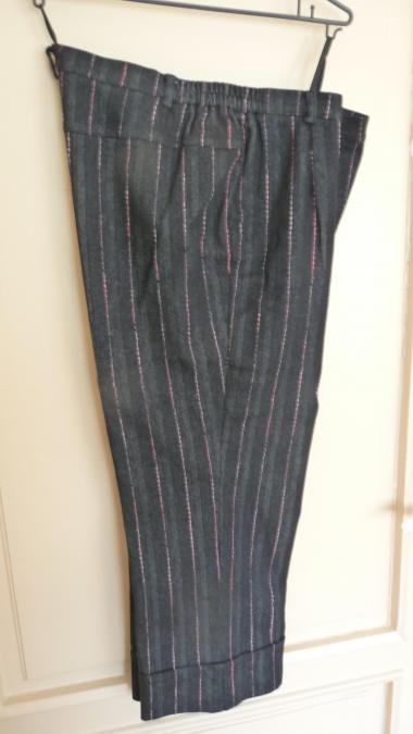 Дамски понталони 2 вида - 7 8 от дънков плат и вълнен
