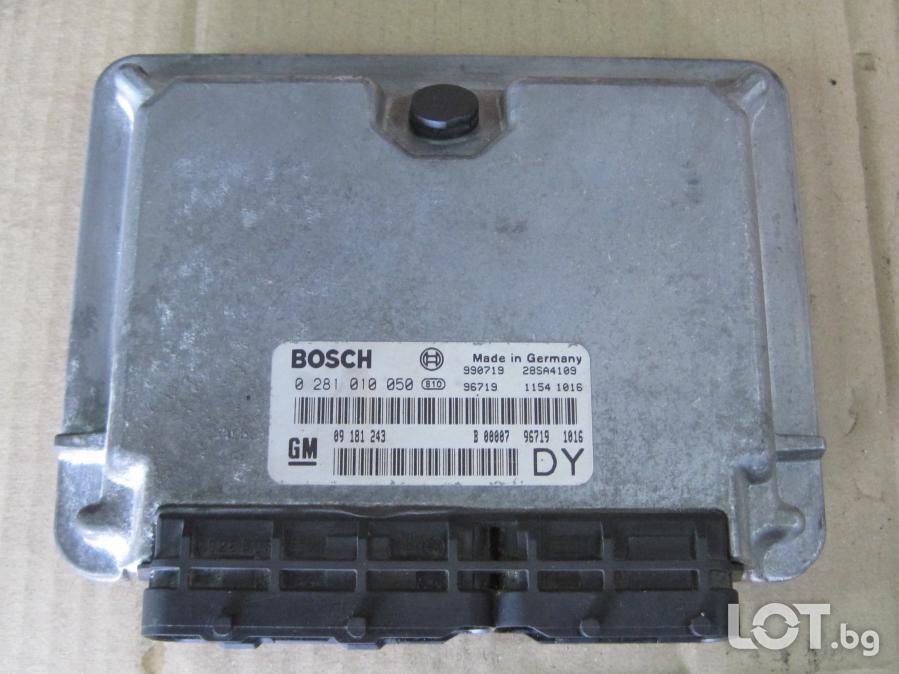 Компютър с контактен ключ Bosch 0281010050 Опел Астра г Opel Astra G