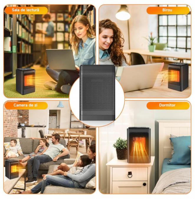 Керамичен нагревател Hotvex ceramic heater 1500 W  Дистанционно