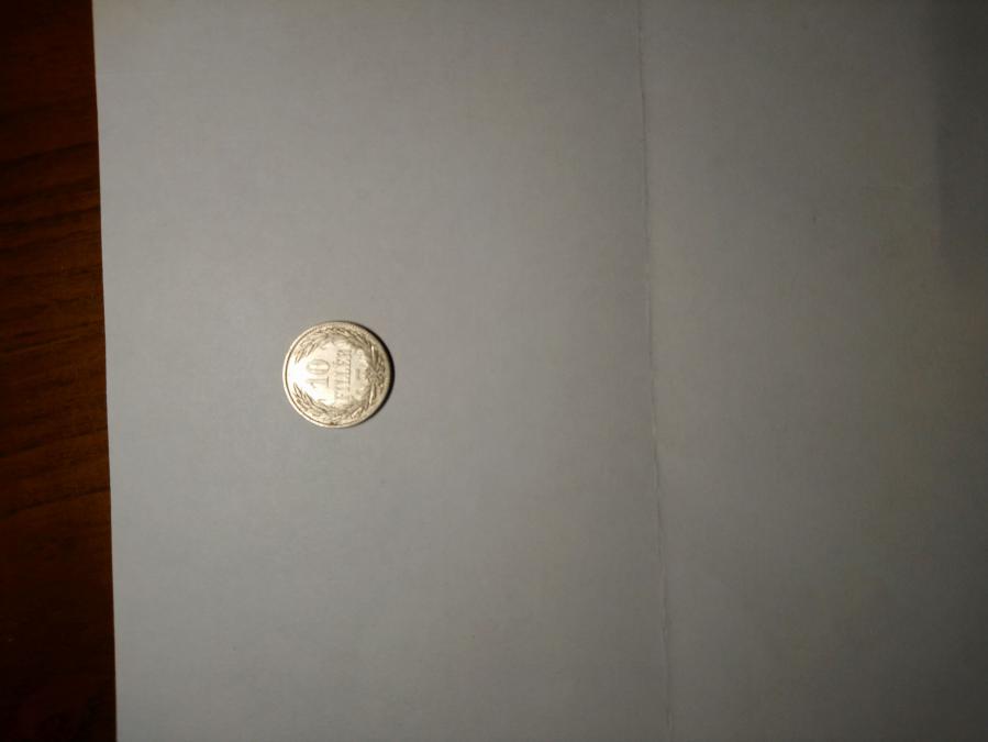 Монета 10 филера 1894 г.