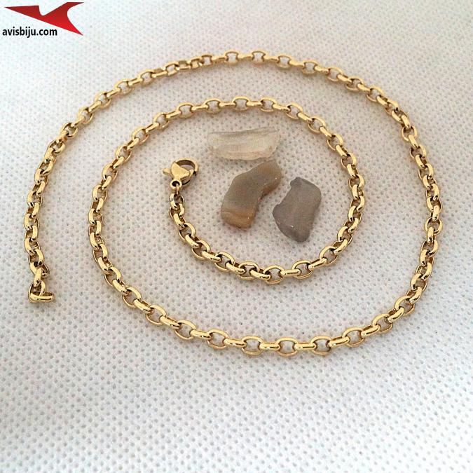 Синджир с 14К златно покритие