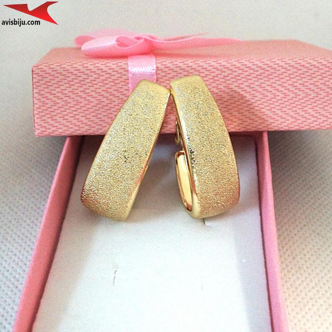 Обеци с 14К златно покритие