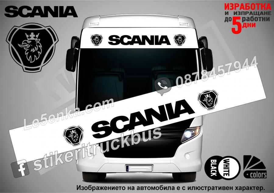 Сенник Scania Bus White