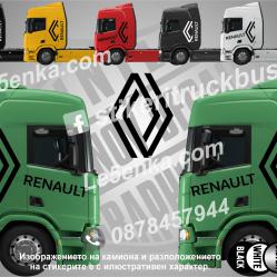 Renault стикери за кабина на влекач