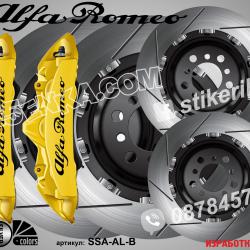 Надписи за капаци на спирачни апарати Alfa Romeo