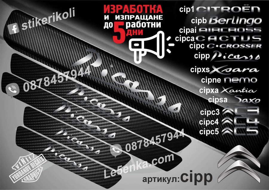 Citroen Picasso прагове от карбон