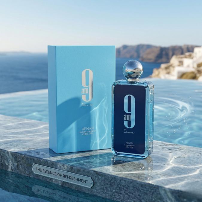 Унисекс парфюм Afnan 9 AM Dive с освежаващи и дървесни нотки, 100мл