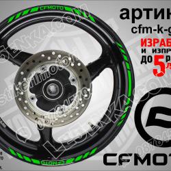CF Moto Green кантове за джанти