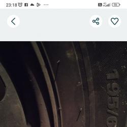 Продавам железни джанти с гуми за голф 4
