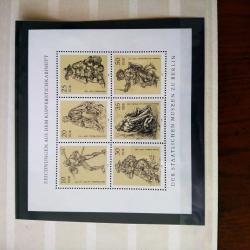 Голяма пощенска марка блок от ГДР 1978 г.
