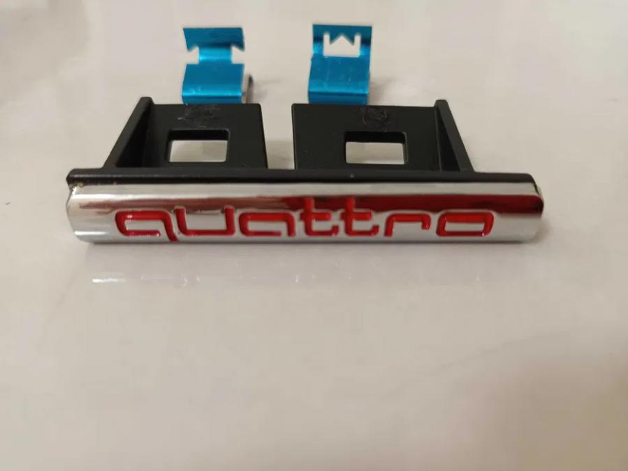 Quattro емблема, куатро, Quatro за предна решетка