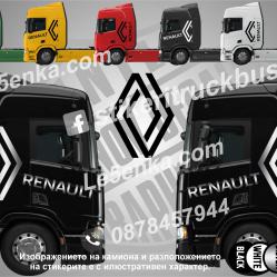 Renault стикери за кабина на влекач