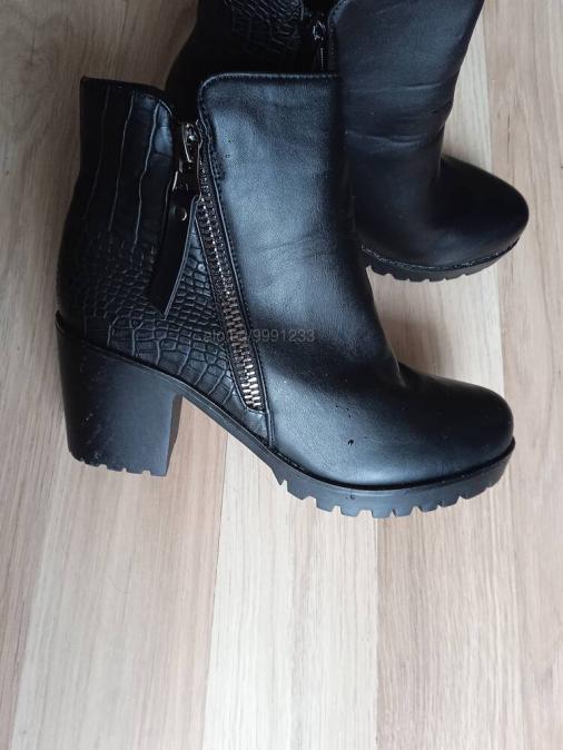 Обувки Боти дамски на ток 7 см размер 37
