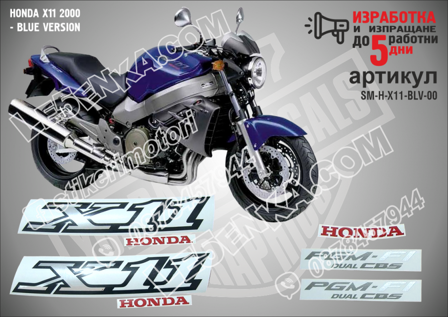 Honda X11 2000 - Blue Version