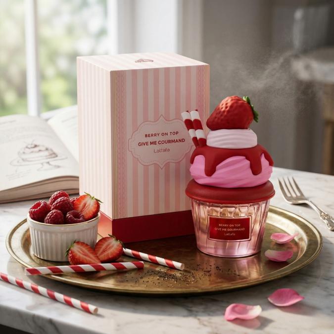 Парфюм за жени и мъже Lattafa Give Me Gourmand Berry on top  с аромат