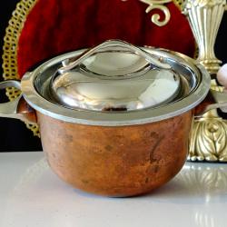 Шведска медна тенджера Patina, етикет.