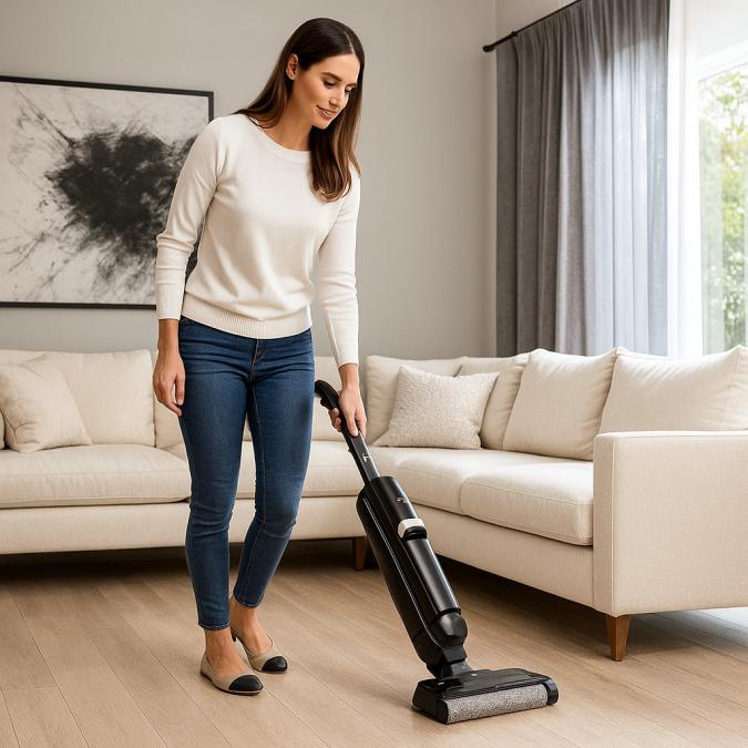 Midea Vacuum Cleaner Mx10eubk  2 в 1 безжична прахосмукачка и моп