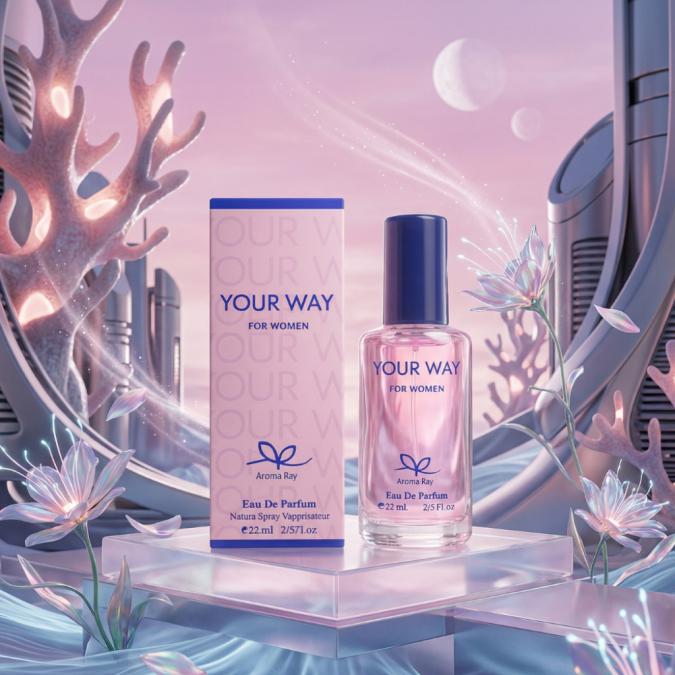 Your WAY  Нежен флорален парфюм с бели цветя и ванилова мекота 22 мл