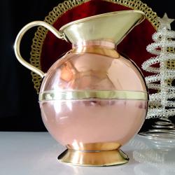 Медна кана за вино, чиста червена мед 1 л.