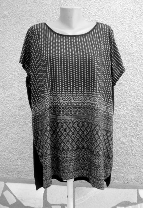 4XL Нова блуза Gina Benotti в черно и бяло