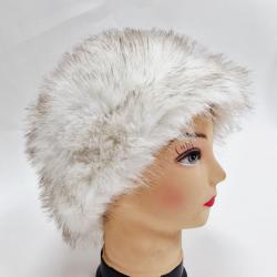 Дамска шапка с дълъг пухкав косъм  топлина и класа през зимата