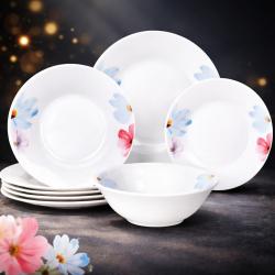 Комплект чинии 24 части с нежни цветя  Свежест и стил за всяка трапез