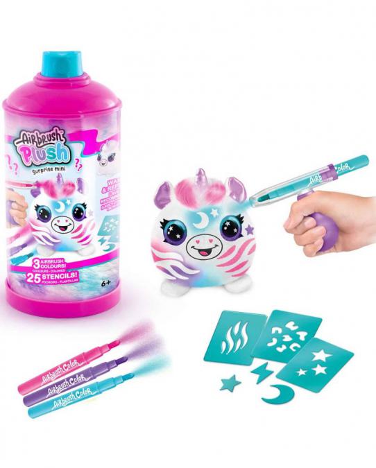 Творчески комплект Airbrush plush - Мини плюшена играчка изненада за о