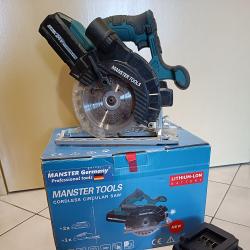 Акумулаторен циркуляр Manster Tools Germany 24 V, 3Аh с две батерии