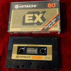 Hitachi Ex-c60 аудиокасета с рок балади.
