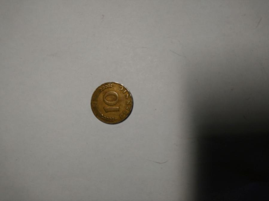 Монета 10 пфенига 1949 г.