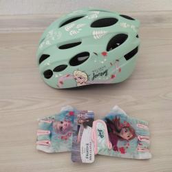 Продавам колела внос от Германия Комплект Нови каска и ръкавици Elza,