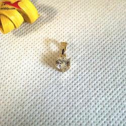 Висулка с 14К златно покритие и с цирконий