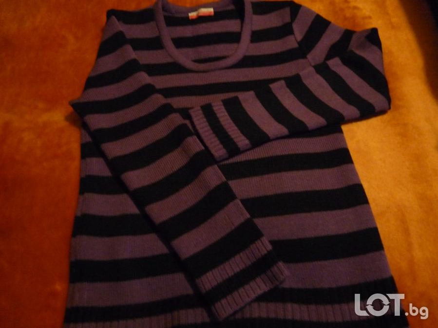 Дамска блуза с дълъг ръкав пуловер М L