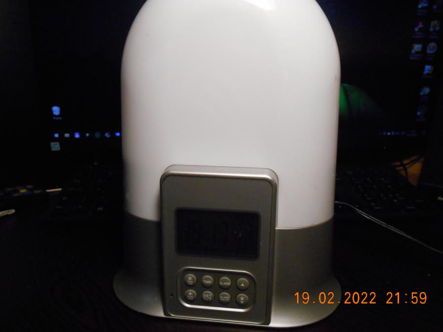 Lichtwecker Light Alarm Clock Radio- vintage 2010