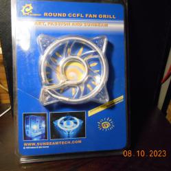 Circular fan grill with lighting ATA connection
