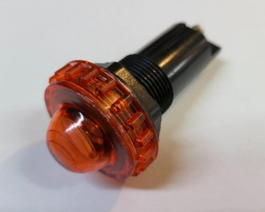 Индикаторна лампа Българска червена лампа глим 220 V, номинален ток 2