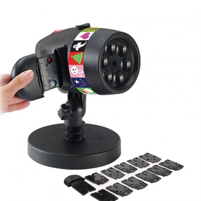 Прожектор Holiday slide  Лесна употреба