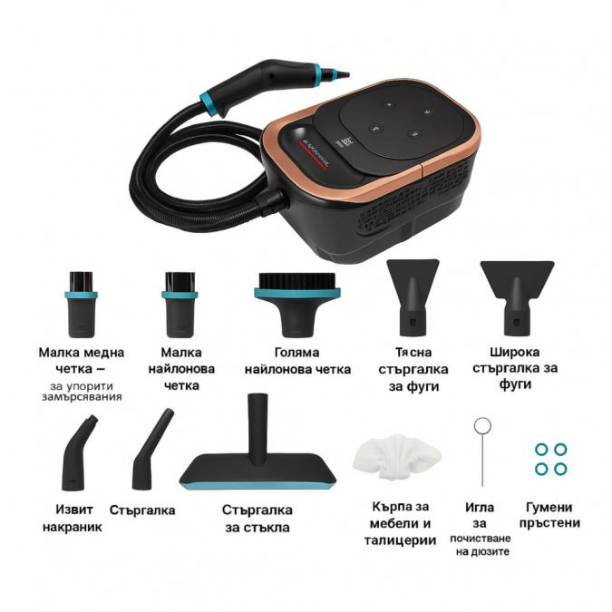 Парочистачка Oliver Voltz, 1500w, 4 Bar, 1.25л - 6 степени на парата