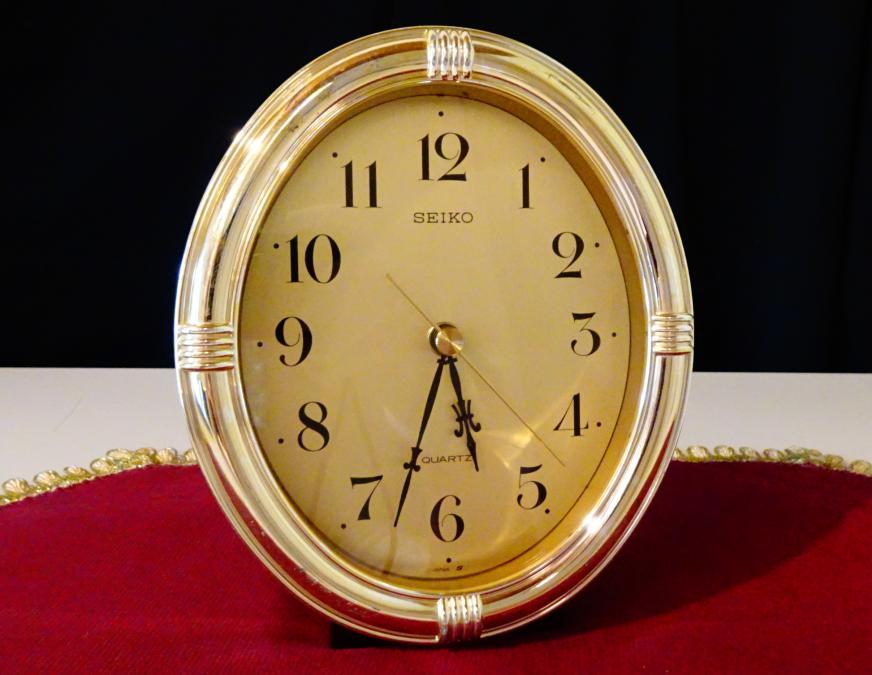 Seiko оригинален японски настолен часовник.