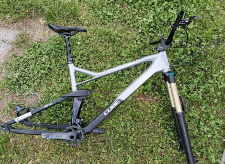Карбонова велосипедна рамка Cube Stereo SL, 27.5, L размер, 140мм ход