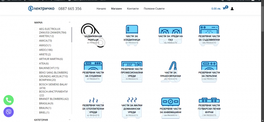 Резервни Части за Уреди