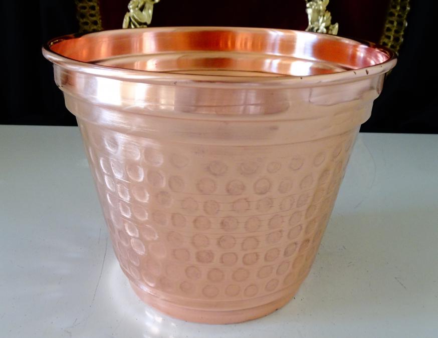 Меден съд, ледарка, чиста червена мед 1.6 л.