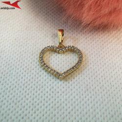 Висулка с 14К златно покритие и с цирконий