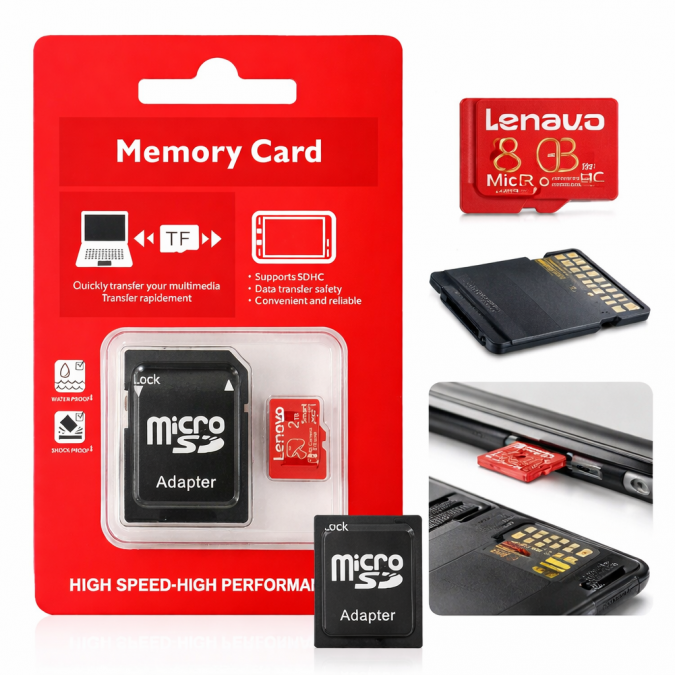 Карта памет Microsd 8GB  SD адаптер