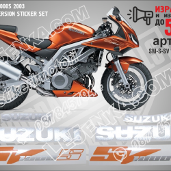Suduki Sv1000s 2003 - Orange Version
