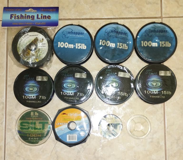 Лот от 12 монофилни влакна