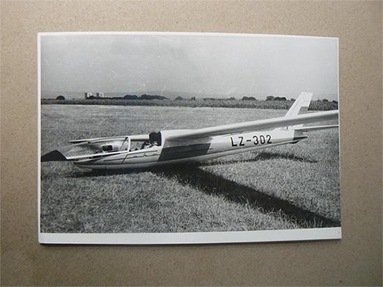 Стара снимка със самолет Фока 4, авиация, планер.