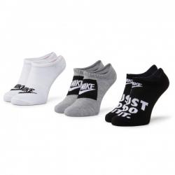 Намаление Чорапи Nike 3 чифта Черен, бял и сив
