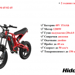 Електрически велосипед колело Hidoes B6 1200w 15.6ah