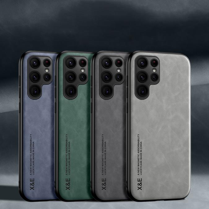 Магнитен калъф от еко кожа за Samsung Galaxy S